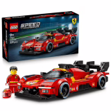 LEGO Speed Champions Ferrari 499P - Jouet Voiture de Course - Maquette STEM avec Minifigurine Collector de Pilote - Cadeau sur Le Thème du Sport Automobile pour Garçon dès 9 Ans ou Fan