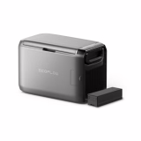 ECOFLOW GLACIER Classic Draagbare Koelbox 45L met 298 Wh Extra Accu, Twee-Zone Auto Koelbox, 39 Uur Off-Grid Koeling, Stroomvoorziening via Net/Solar/Auto, voor Kamperen, Roadtrips, Vissen