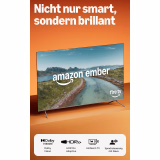 Amazon Ember QLED-Serie avec Fire TV (nouvelle génération), 55 pouces, Smart TV en 4K Ultra HD, HDR10+, Dolby Vision, Dolby Audio, Processeur Quad-Core, Contrôle vocale avec Alexa
