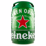Heineken Pils Beer Keg (1 x 5 l) - Draught Keg with Hose, 5% Alcohol, 100% Natural Ingredients, Fresh and Smooth Flavor