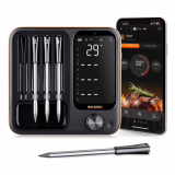 INKBIRD Wireless Thermometer with 4 Probes for Oven, Kitchen, BBQ, WiFi Bluetooth BBQ Thermometer with APP, Waterproof