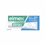 ELMEX - Dentifrice Elmex Sensible Haleine Fraîche sans colorants, 2 x 75 ml