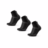 Chaussettes de Running Longue Distance Danish ENDURANCE, anti-ampoules et respirantes, longueur quart, pour homme et femme, unisexe, lot de 3 ou 5