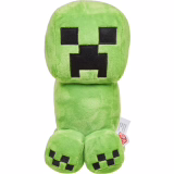 Mattel Minecraft - Creeper Peluche, environ 21 cm, doux, cadeau de collection pour les fans, jouet à partir de 3 ans HBN40