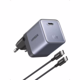 UGREEN Nexode 65W USB-C Charger, Compact and TÜV Certified, for MacBook Air/Neo, iPhone 17 Pro Max, iPad, Galaxy S26 Ultra (Gray)