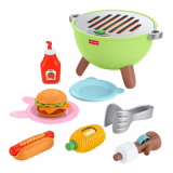 Jouets Fisher-Price pour les enfants, Grill d'activités Vriendschapsbos, ensemble de 14 pièces avec thème alimentaire pour les jeux de fantaisie, à partir de 2 ans, JLB82