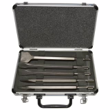 Ensemble de perceuses Makita D-42379 SDS-PLUS 5-delig en aluminium, boîte, 2 x ponçons, 2 x plaques, 1 x large, chacun 250 mm