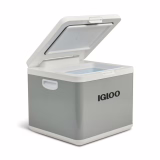 Hybride koelbox IGLOO IH45 - 43 liter, 12 V en 230 V, mini-koelkast voor voertuig, camper en kamperen, grijs