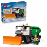 Déneigeuse LEGO City - Jouet Camion - Maquette avec Minifigurine, Outils & Fonction Salage