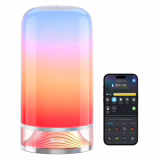 Govee LED Table Lamp, Touch Dimmable RGBICWW Nightstand Lamp with Alexa Control and 70+ Scene Modes, 500 Lumens, Works with Matter, 2700-6500K, Ideal for Living Rooms and Bedrooms