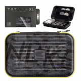 Valise à dards Target Darts Luke Littler Ghost Series XL Takoma Noir/Blanc | Sac à darts « The Nuke » avec fermeture à glissière