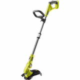 Ryobi Coupe-herbe sans fil OLT1832 ONE+, chemin de 25-30 cm (outil zéro), 18 V, hyper vert & Lot 10 lames de rechange pour têtes double lames dentelées - RAC158 Vert