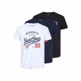 Jack & Jones Jjethan Tee SS Crew Neck 3pk MP Noos - Pack of 3 Men's Crew Neck T-Shirts MP Noos