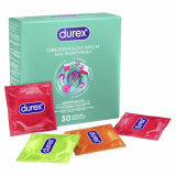 Durex Surprise Me Condoms – Mixpack - Essai-pack - JGA - 30er Grande Boîte (1x 30 Units)