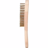 BRILLIANT TOOLS BT706009 Messing Drahtbürste, 4-reihig, 290 mm [Powered by KS TOOLS]