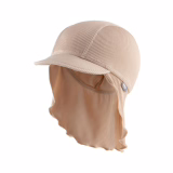 Sterntaler Chapeau à visière Nacken Rippe - Casquette pour bébés et enfants en style Rippenoptique avec protection du cou - Casquette de bain UV-50+ - Couvre-tête d'été - Mode unisex