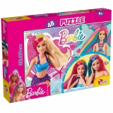 Lisciani - Puzzle Barbie Feeling Magical - 48 pièces - Pour enfants à partir de 4 ans - 35x25 cm - Puzzle brillant et lumineux - Jeu éducatif - Développement logique - Made in Italie