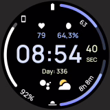 Pulse Watch Face gratuit sur Android (Wear OS)