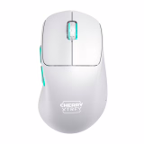 Cherry XTRFY M64 Wireless, Souris de Gaming Ultralégère, 2,4 GHz, Optimisée pour les esports, Forme Ergonomique avec Front Ultra Plat, Blanc