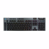 Logitech G G915 X LIGHTSPEED Clavier gaming sans fil ultra-plat, touches PBT double couche, touches entièrement programmables, switchs GL Brown Tactile, Clavier Français AZERTY - Noir