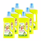 Nettoyant liquide multi-usages Mr. Propre, grand format (1L x6), parfum Bergamote, élimine jusqu'à 99.9% graisse et saleté, sans traces, fraîcheur longue durée