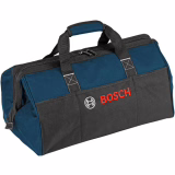 Sac à outils professionnel Bosch (moyen format, polyester 600D résistant, zips solides, design spacieux 480x280x300 mm, grande ouverture à 180°)