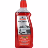 NIGRIN Autoshampoo Concentré, 1 Litre, élimine également les dépôts forts, protège les surfaces de vernis et de plastique, parfum d'orange, orange