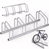 Râtelier à vélos Monzana pour 4 vélos en acier galvanisé, support de rangement VTT/BMX enfants, 65 mm max