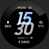Cadran Pace Pro: Watch face gratuit sur Android (Dématerialisé - Wear OS)