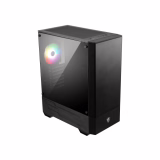 Boîtier PC Gaming MSI MAG Forge 110R, noir, ATX, mATX, Mini-ITX, équipé d'un ventilateur ARGB 120mm