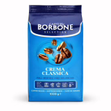 Caffè Borbone Café en Grains - Crema Classica - Espresso Napolitain Authentique - Intensité 8/10 - Mélange Corpulent et Équilibré avec Notes de Cacao et Noisettes - Format 1kg
