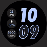 Run Pro: Watch face Gratuite pour Android (Dématerialisée - Wear OS)
