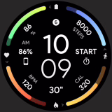 InfoGraph Watch Face gratuit sur Android (Dématerialisé - Wear OS)