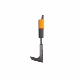 Fiskars Couteau grattoir pour Terrasse, désherbage entre les Dalles/Pavés, Tête D'outil Quikfit, Longueur: 25 cm, Lame en Acier, Noir/Orange, Quikfit, 1000687