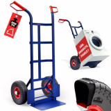 Chariot de transport GARDEBRUK® Diable Pliable, Chargement Max. 200 kg, Roues pneumatiques Acier