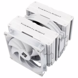 Refroidisseur de processeur TR Peerless Assassin 140 blanc, 6 caloducs, deux ventilateurs PWM et deux tours, hauteur de 158 mm avec capot supérieur, compatible AM4 / AM5 et Intel LGA1851/1700/115X/1200