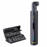 Fanttik S2 Pro 3,7V Électropercuteur, Kit d'outils à percussion, 7 niveaux de couple (0,5 à 6 Nm), 20 bits magnétiques, 1/4-Zoll-Sechskant-Aufnahme avec adapter à 90°, adapté pour le montage de meubles et la réparation domestique