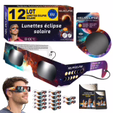 Helioclipse 6/12/25/50/100 Lunette Eclipse Solaire 2026 ISO 12312-2