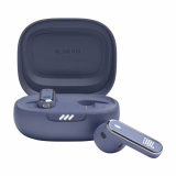 JBL Live Flex, écouteurs sans fil Bluetooth 5.3 avec réduction de bruit et son spatial JBL, jusqu'à 40 h d'autonomie, Blues