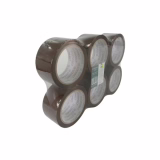 Q-Connect 44029 Ruban Adhésif Économique Haute Adhérence 50 mm x 66 m Couleurs Assorties