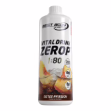 Best Body Nutrition ZEROP Vital Drink Sirup Eistee-Pfirsich sans Aspartame, sans sucre, 1 L (80 L de boisson en résultat)
