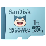 Carte mémoire Sandisk microSDXC UHS-I pour Nintendo Switch Pokemon Relaxo Edition 1TB (jusqu'à 100 MB/s de vitesse de lecture, jusqu'à 90 MB/s de vitesse d'écriture, 4K UHD, V30, U3)