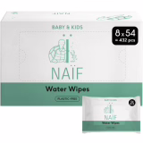 Naïf Doeufs humides 432 pièces (8 x 54 doeufs humides) - soin pour les baby-lits, le corps et le visage - 99% d'eau - 0% de parfum et d'alcool