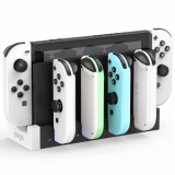 Chargeur sans fil pour Nintendo Switch/OLED Joycon, Blanc | (Non pour Switch 2) FYOUNG Chargeur Joycon avec Indicateurs LED, Dock de Recharge pour Manettes