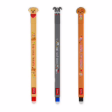 Set de 3 stylos gel effaçables Fur-ever Friends | Stylos avec encre effaçable thermosensible, noir, bleu, rouge