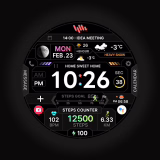 Cadran SamWatch Signature Active gratuit sur Wear OS (Google Play)