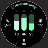 Cadran montre connectée Progress Watch face (Dématerialisé - Wear OS)
