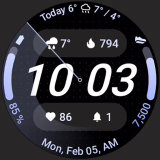 Nord SE : Affiche horlogère gratuite pour Android (Dématerialisée - Wear OS)