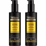 Crème-Serum à l'effet de lumière TRESemmé Lamellar Shine, 2x 200 ml | Pour tous les types de cheveux, soyeux, brillants et enroulés, renforcé la fibre, avec technologie Lamellar