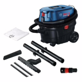 Aspirateur Bosch Professional Gas 12-25 PL (Moteur 1 250 W, débit d'air de 65 l/s, dépression de 200 mbar, y Compris Filtre HEPA, suceur Droit)